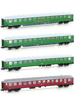 Hobbytrain H22203 / 4 del.set SCHARNOW II (met interieurverlichting)