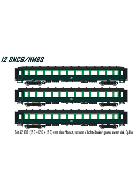 LSModels 42108 / NMBS 3 rijtuigen I2