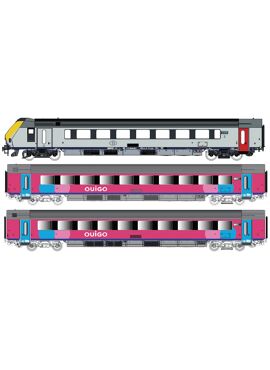 LSModels 43057 / 3-delig Set  I11 met stuurstandrijtuig 