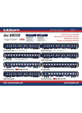 Models World MW2116 / NightJet opening train Innsbruck / Vienna-Brussels NJ 424/490