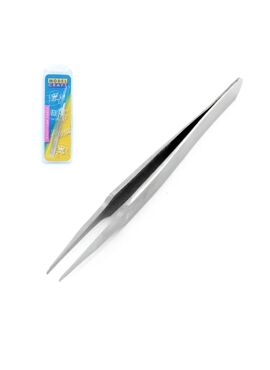MODEL CRAFT 66025 / Flat Rounded Stainless Steel Tweezers