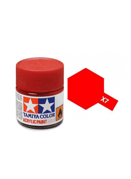TAMIYA 81507 / Acryl MINI X7 Rood 10ml Blinkend