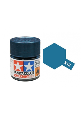 TAMIYA 81513 / Acryl MINI X13 Metalic blauw 10ml Blinkend