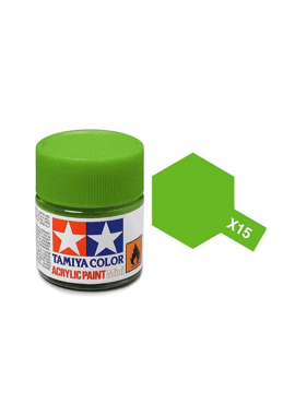 TAMIYA 81515 / Acryl MINI X15 Licht groen 10ml Blinkend