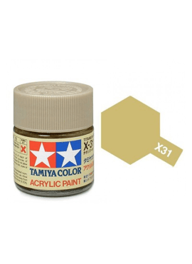 TAMIYA 81531 / Acryl MINI X31 Titanium Gold 10ml Blinkend