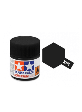 TAMIYA 81701 / Acryl MINI XF1 Zwart  10 ml Mat