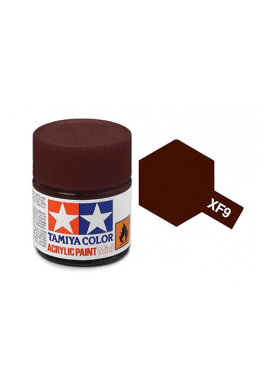 TAMIYA 81709 / Acryl MINI XF9 HULL RED     10 ml Mat