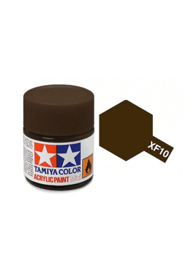 TAMIYA 81710 / Acryl MINI XF10 Bruin  10 ml Mat