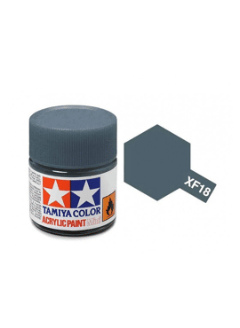 TAMIYA 81718 / Acryl MINI XF18 Blue medium 10 ml Mat