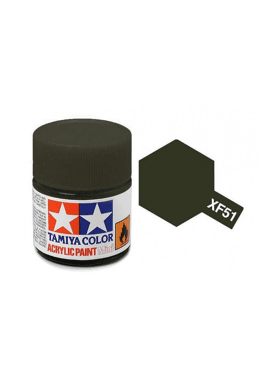 TAMIYA 81751 / Acryl MINI XF51 Khaki Drap  10 ml Mat