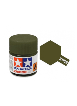 TAMIYA 81762 / Acryl MINI XF62 Olive Drap 10 ml Mat