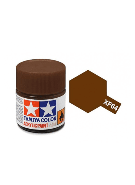 TAMIYA 81764 / Acryl MINI XF64 Rood-Bruin  10 ml Mat