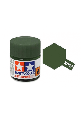 TAMIYA 81767 / Acryl MINI XF67 NATO groen  10 ml Mat