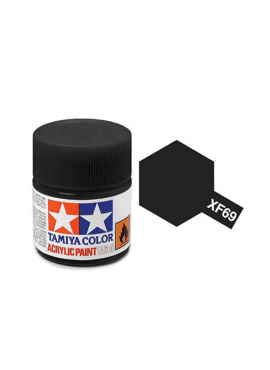 TAMIYA 81769 / Acryl MINI XF69 NATO Zwart 10 ml Mat