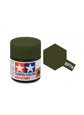 TAMIYA 81774 / Acryl MINI XF74 OLIVE DRAB JGSDF 10 ml Mat