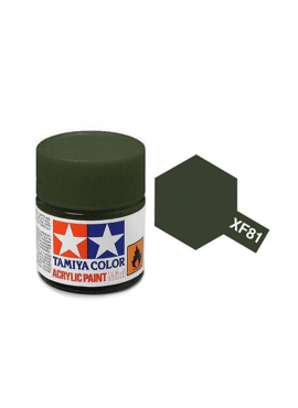 TAMIYA 81781 / Acryl MINI XF81 DARK GREEN 10 ml Mat