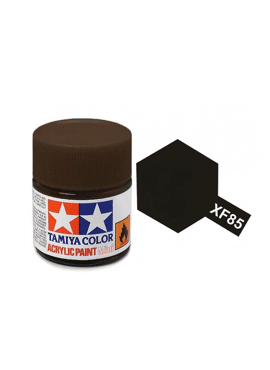 TAMIYA 81785 / Acryl MINI XF85 RUBBER 10 ml Mat