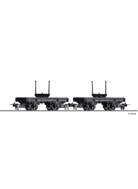 Tillig 05994 / Drehschemelwagenpaar NKB HOe
