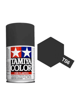 TAMIYA 85006 / TS6 Zwart MAT    Spuitbus 100ml
