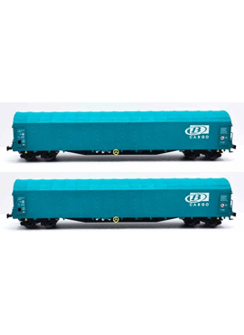 Van Biervliet 45664 / 2 B-cargo-wagens NMBS