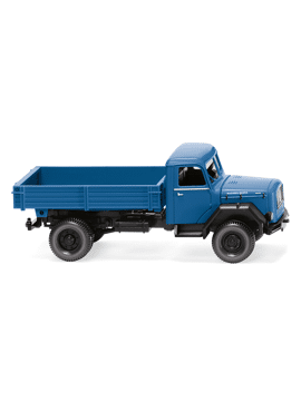 Wiking 042499 / Pritschenkipper  (Magirus) - brillantblau