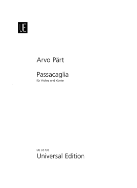 Arvo Pärt - Passacaglia