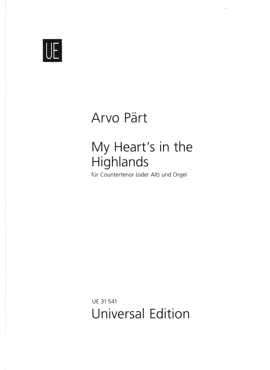 Arvo Pärt - My Heart's in the Highlands