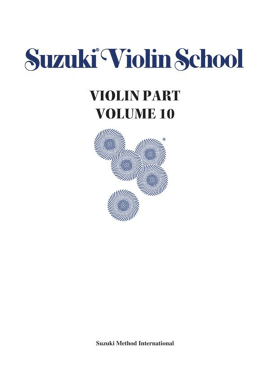 Suzuki Violin School Violin Part, Volume 10
