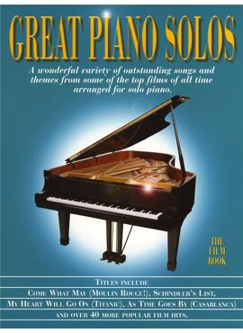 GREAT PIANO SOLOS - FILM BOOK