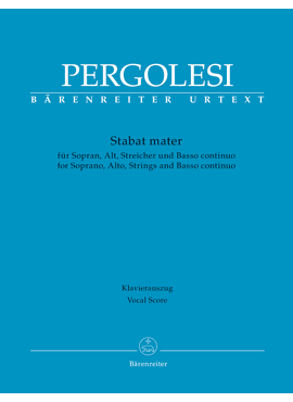 Stabat mater for Soprano, Alto, Strings and Basso continuo