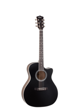 CORT PURE-GA, Black Satin Top Natural Satin Body