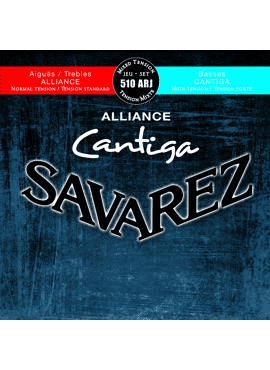 Savarez Alliance-Cantiga Rood/blauw mixed