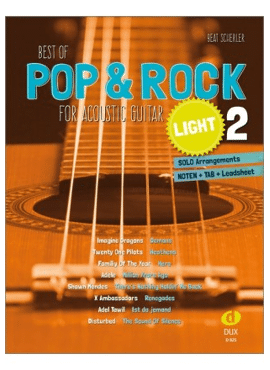 Best of Pop & Rock for Acoustic Guitar light 2