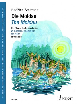 The Moldau : In a simple arrangement for piano