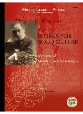 Miguel Llobet's Works for Solo Guitar