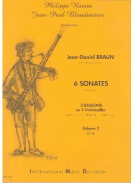 Jean-Daniel Braun 6 Sonates Vol 2