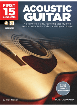 FIRST 15 LESSONS - ACOUSTIC GUITAR