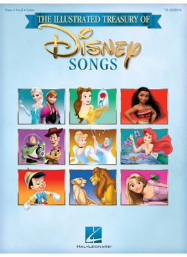THE ILLUSTRATED TREASURY OF DISNEY SONGS - 7TH ED.
