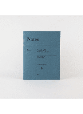 Music notebook XL