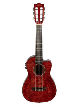 LANIKAI Guitarlele Quilted Maple red