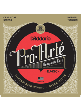 D'Addario EJ45C Pro-Arte Composite Classical Guitar Strings Normal Tension set