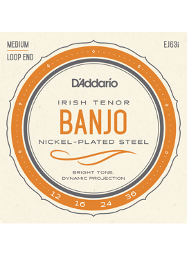 D'Addario EJ63i Irish Tenor Banjo Strings Nickel 9-30