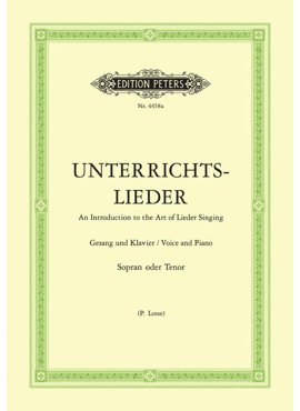 Unterrichtslieder - Ausgabe für hohe Stimme