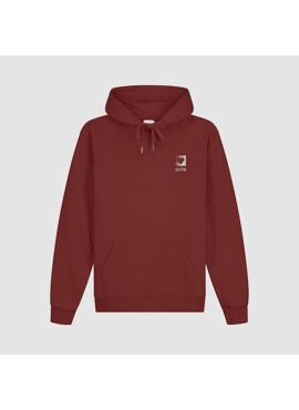Fade embroidery logo hoodie