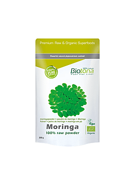 Biotona Moringa 100% raw powder bio 200g