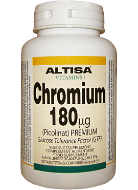 Chromium 180µg 100 tabl