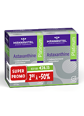 Mannavital Astaxanthine PROMO 2x60 caps (2de a -50%)