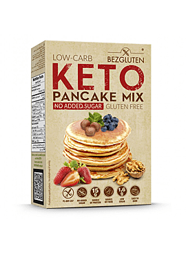 Bezgluten Keto Pancake Mix glutenvrij/zonder toegevoegde suiker 150g
