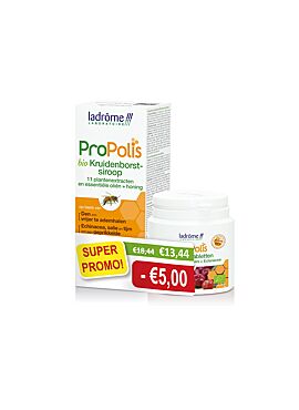 DUO Bio Propolis siroop 150ml + bio Propolis tabletten 40 kauwtbl