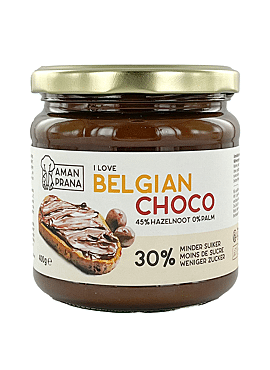 Amanprana hazelnootpasta met cacao bio 400g